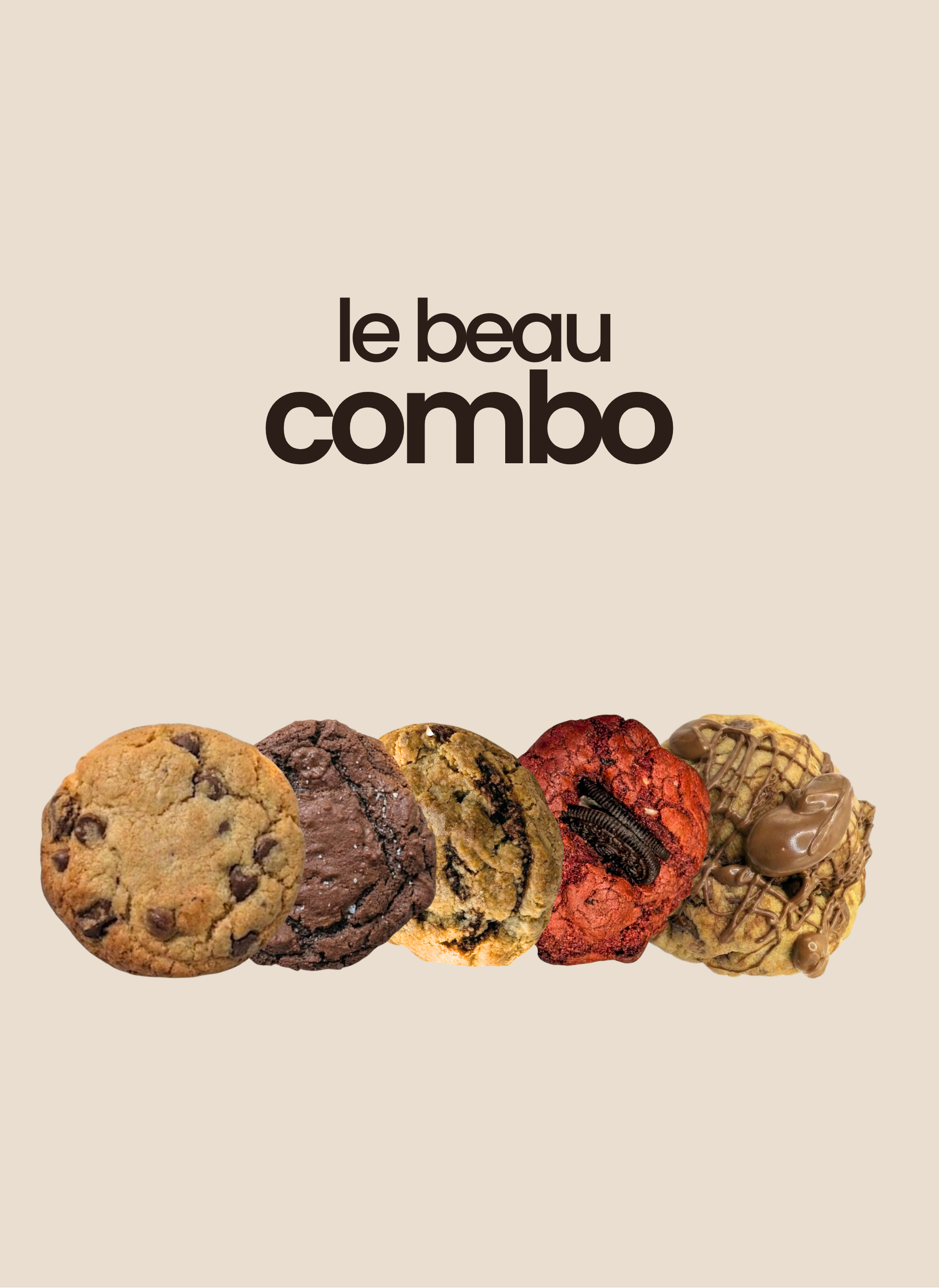 Le Beau Combo (Boîte de 6 biscuits au choix)
